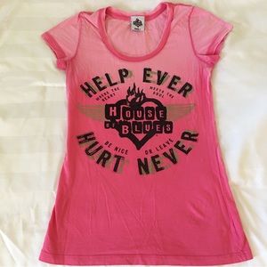 House of Blues Soft Tee, Size S